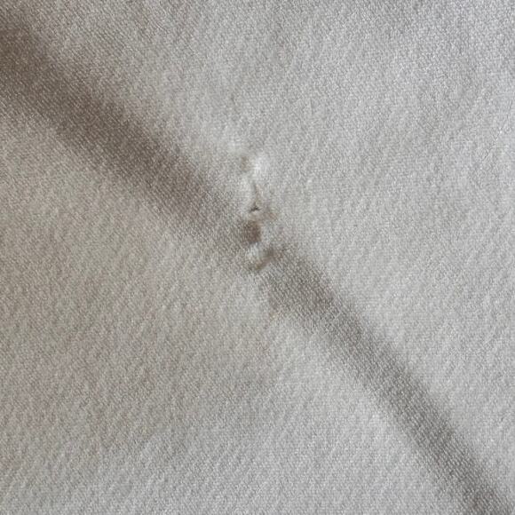 LOFT Julie Pants Size 6 White Straight Leg Stretch Mid Rise - Picture 5 of 9